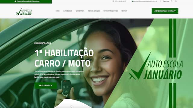 An image of the Auto Escola Januário project.